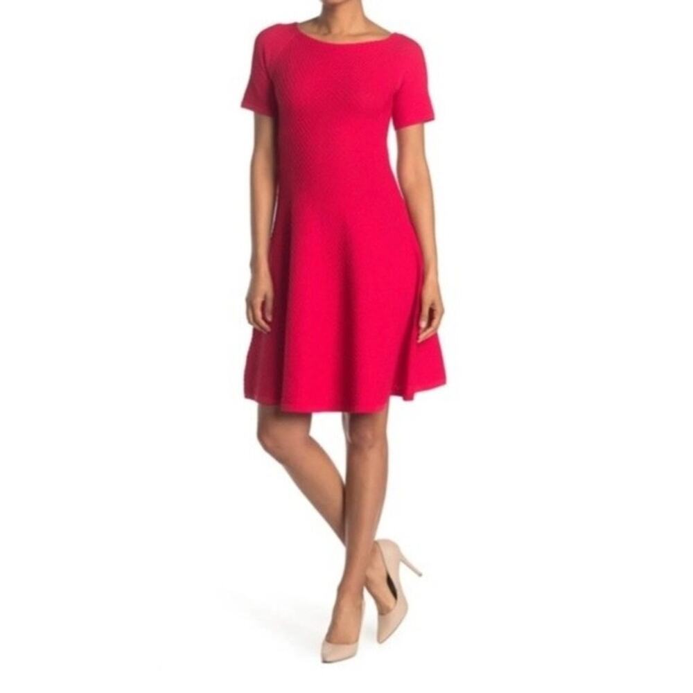 T Tahari Red Mini Dress